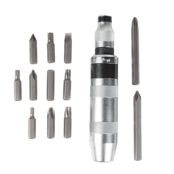 Motoblouz Impact Screwdriver (12 Pieces) Universal - GrayRef: KOR0154