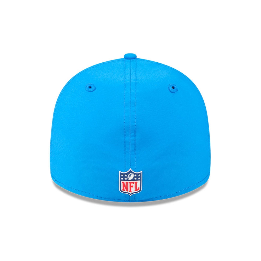 Detroit Lions 2025 NFL On-Field Sideline 59FIFTY A-Frame Fitted Cap Blue