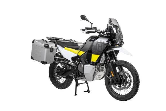 Touratech ZEGA Evo X suitcase With 45/45 offset - Gray support included - Gray anodizedRef: Trt01856A / 01-414-6826-0
