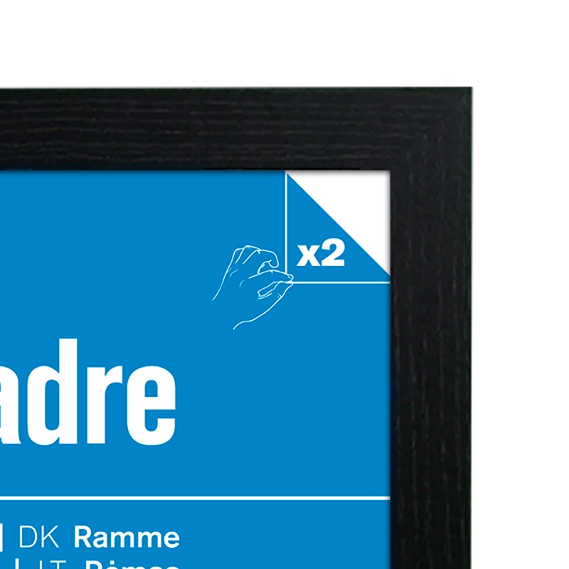 MDF Black Frame (40 x 40 cm)