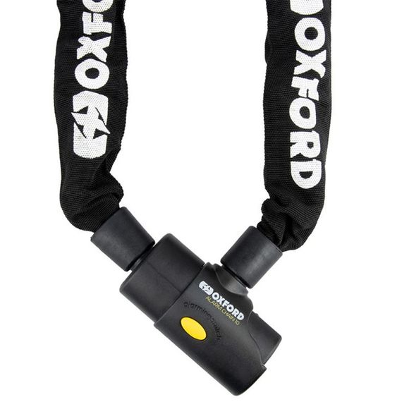 Oxford LK131 Chain Lock with Alarm (10 mm x 1.5 m) Universal - BlackRef: od0008 / lk131