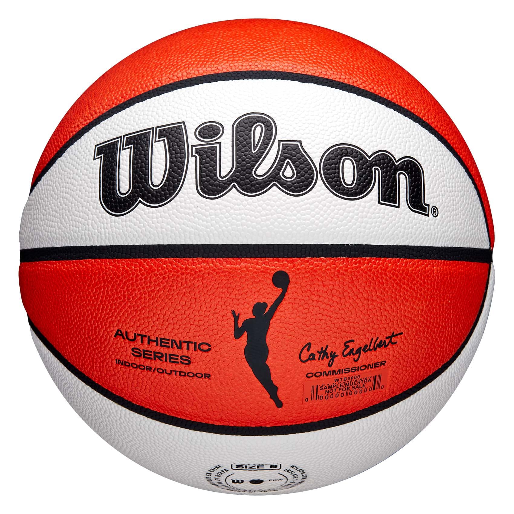 Wilson WNBA Authentic Series Basketball Indoor/Outdoor (Size 6)