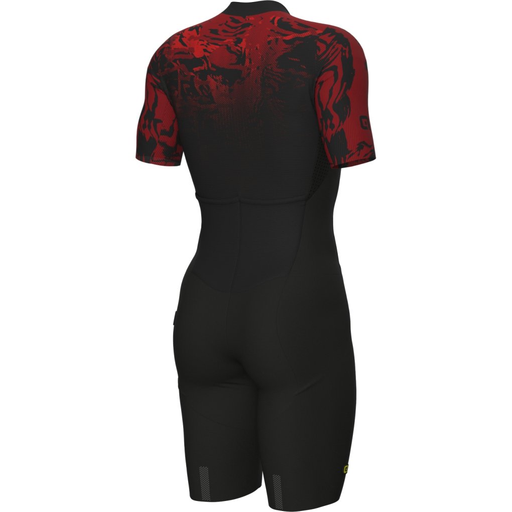 Alé R-EV1 Hive 2.0 Short Sleeve Skinsuit Men - red