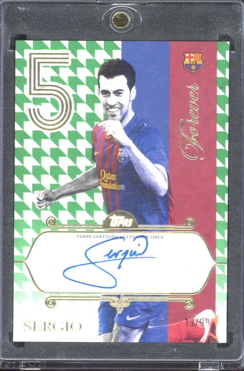 2026 Topps FC Barcelona Forever Sergio Busquets Autograph /99 #FK-SB
