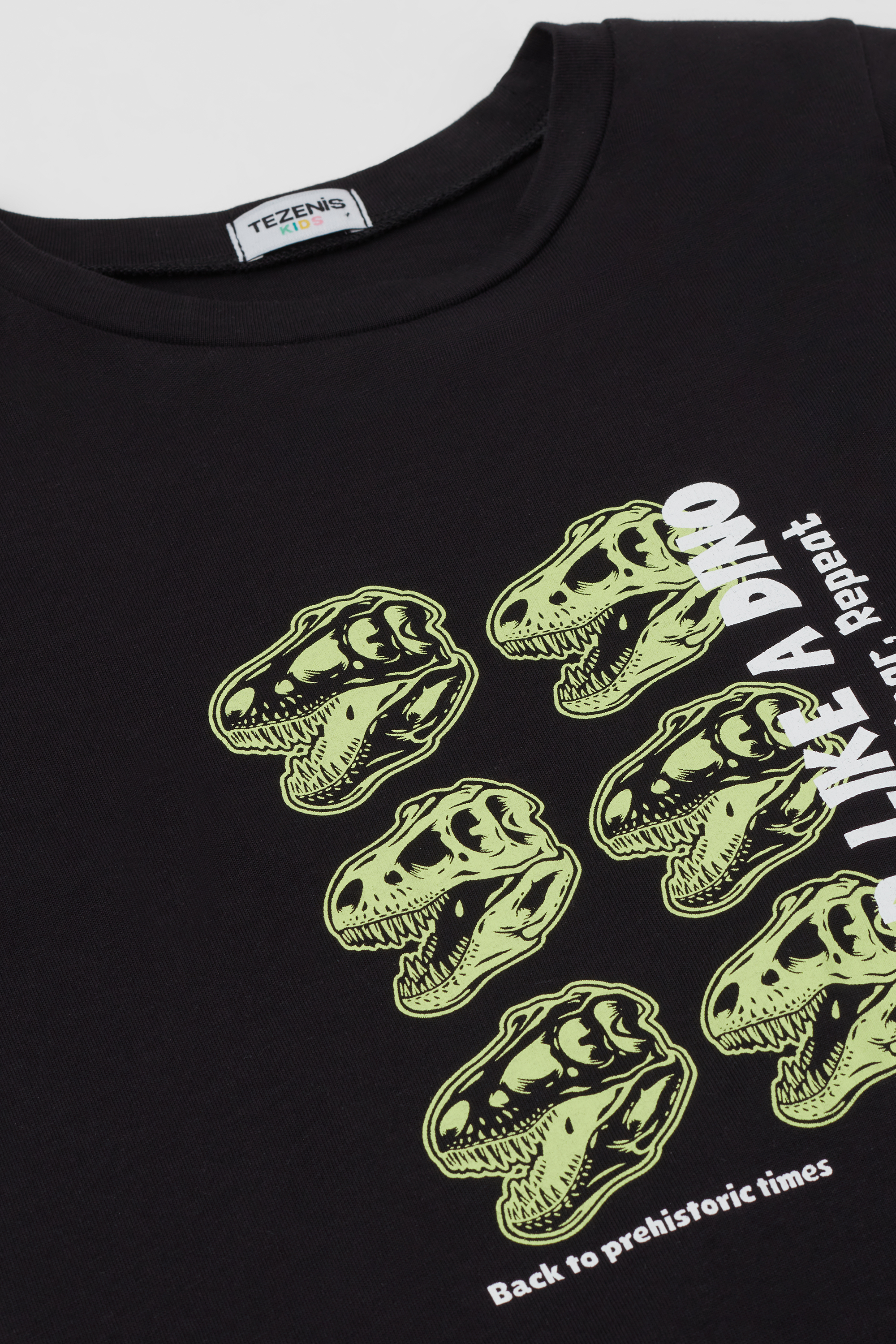 Boys’ Long Sleeve Printed Cotton Top