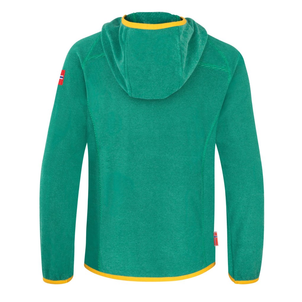 Trollkids Sandefjord Jacket Kids - Jungle Green/Mustard