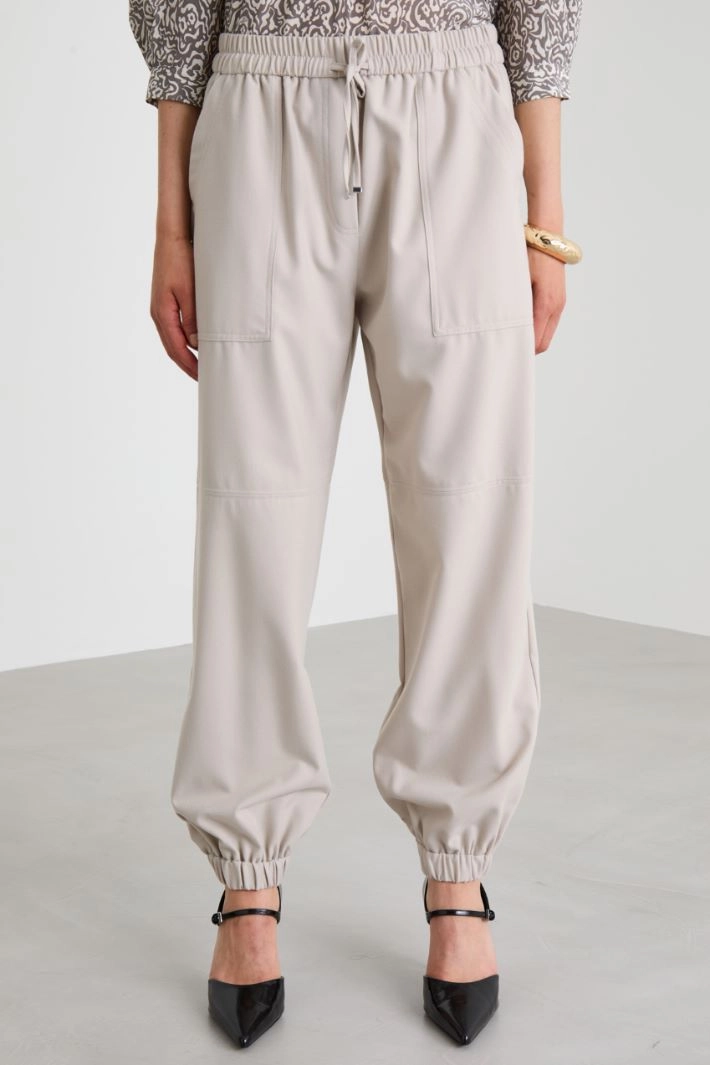 Joggers trousers - SAND