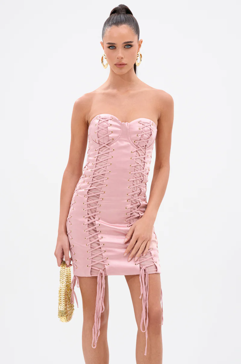 Far From Casual Satin Mini Dress
