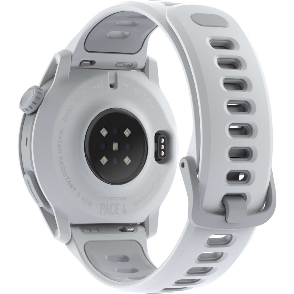 COROS PACE 4 GPS Multisports Watch - Silicone Band - White