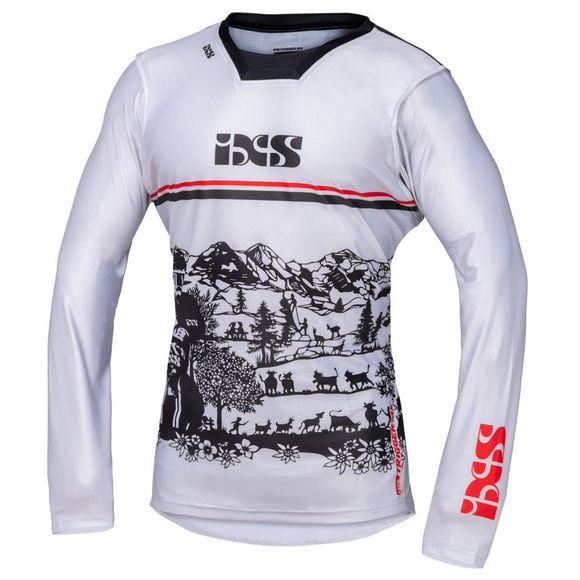 IXS Trigger 3.0 2023 cross Jersey - White / RedRef: IS1095