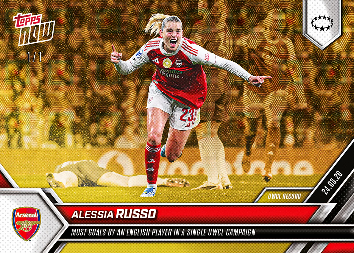 Alessia Russo - 2025-26 UWCL Topps NOW® - Card 22 - PR: 768