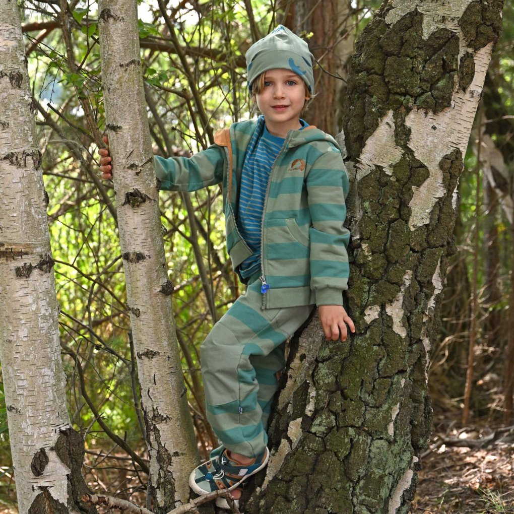 Finkid LAIVA Zip-In Inner Jacket - Sweat Jacket Kids - denim/pebble