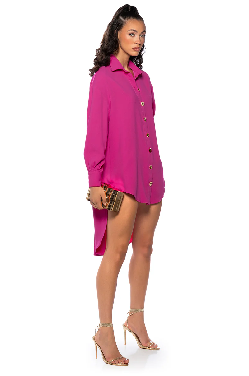 Everyday Button Down Shirt Dress