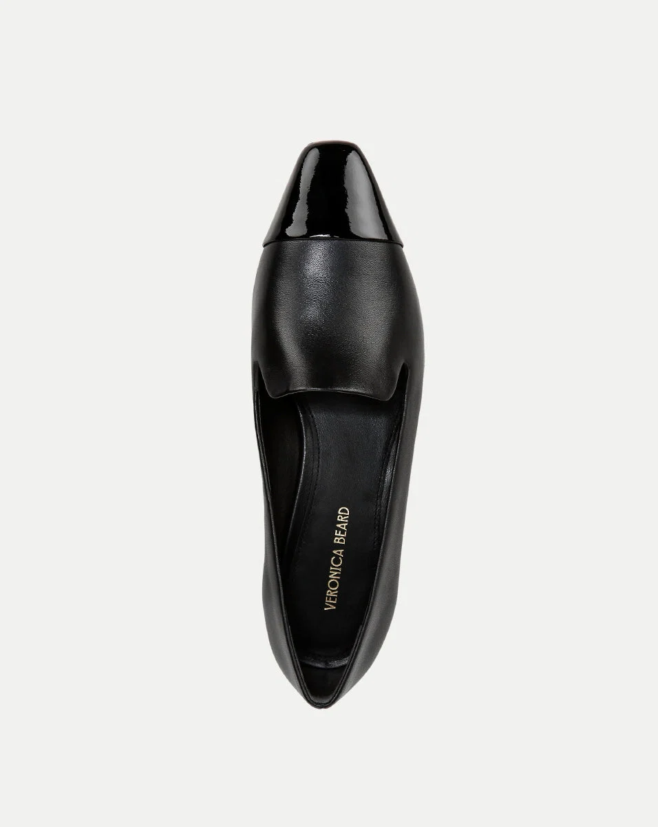 Cecile Leather Cap-Toe Loafer