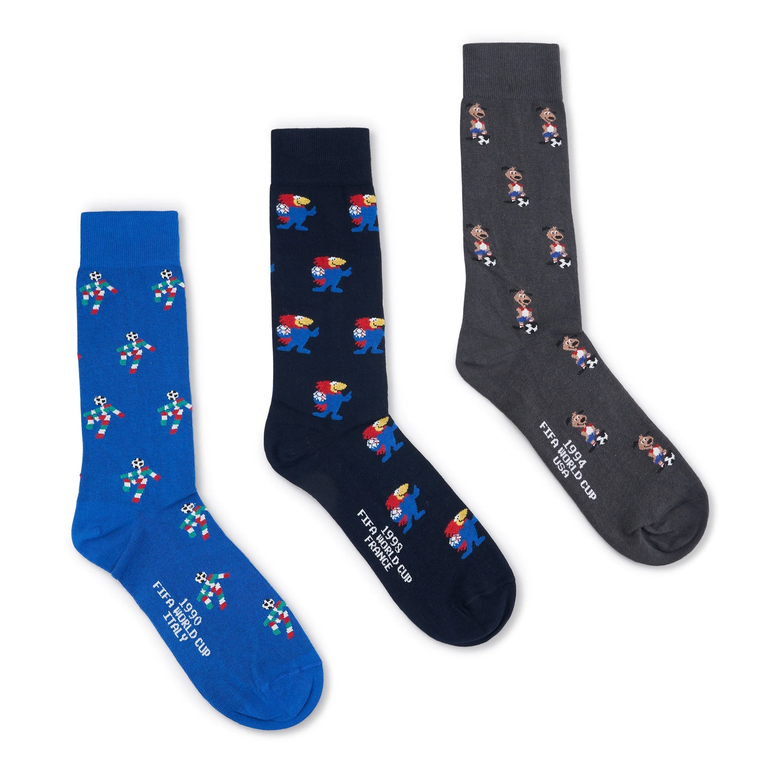 World football competition Classics 1990‚Äì1994‚Äì1998 World Cup Socks Box Set