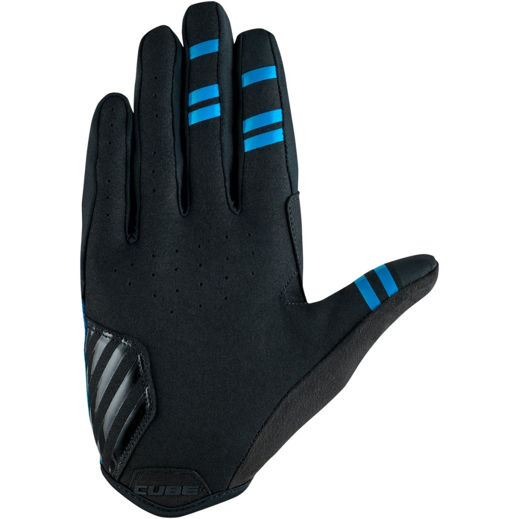 CUBE Gravity X Actionteam Long Finger Gloves - topas blue