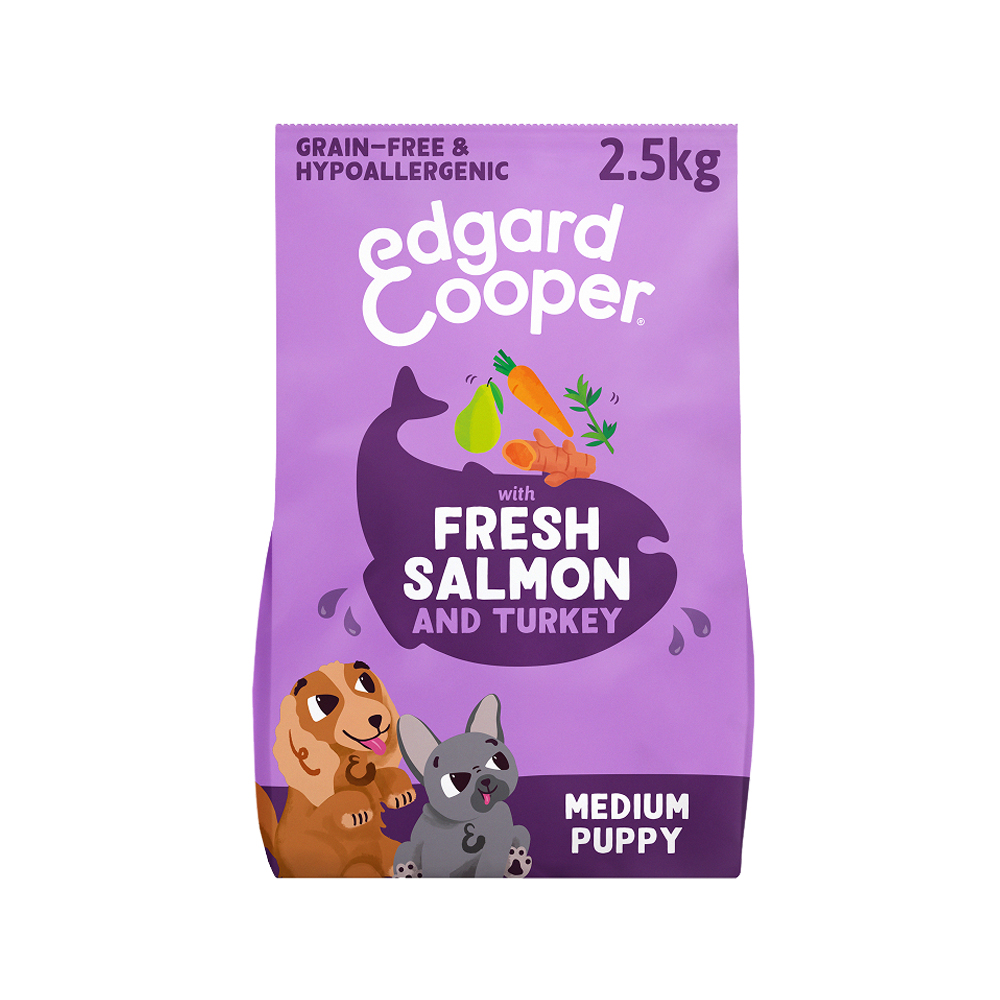 Edgard & Cooper Puppy - Salmon & Free Range Turkey - 2,5kg