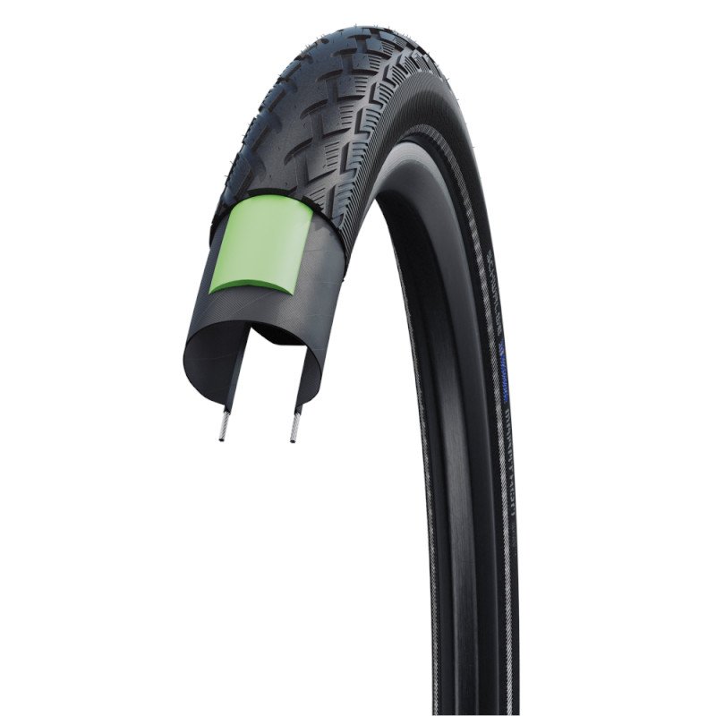 Schwalbe Marathon Wire Bead Tire - Performance | Addix Eco | Green Guard - E-25 - 28x1 1/2