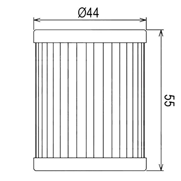Filtre à huile HifloFiltro HF972 Type origineRef : H972 / 07120311