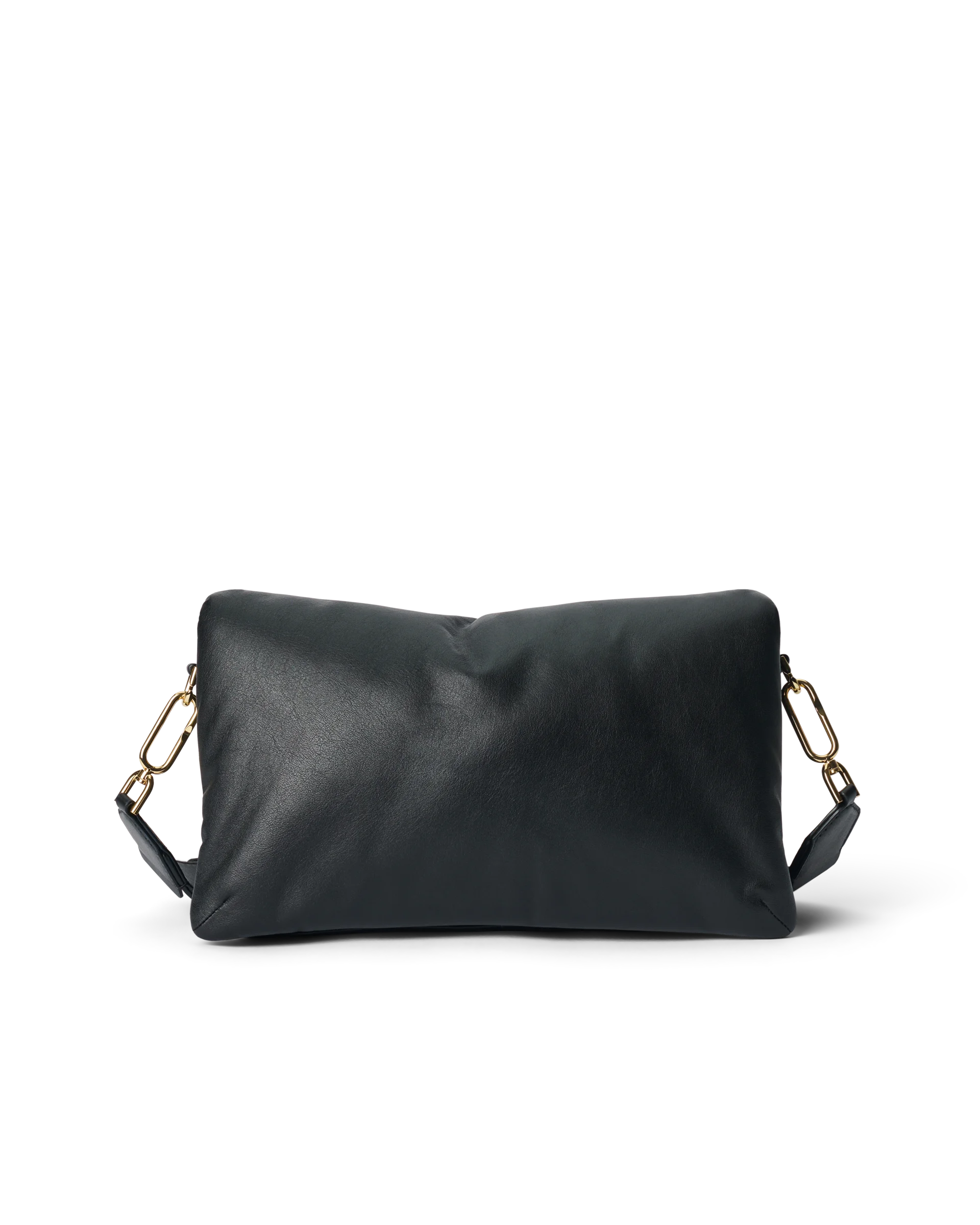 ECCO Pinch Bag Umhängetasche aus Leder Schwarz 18,5X29,5X12,5 cm