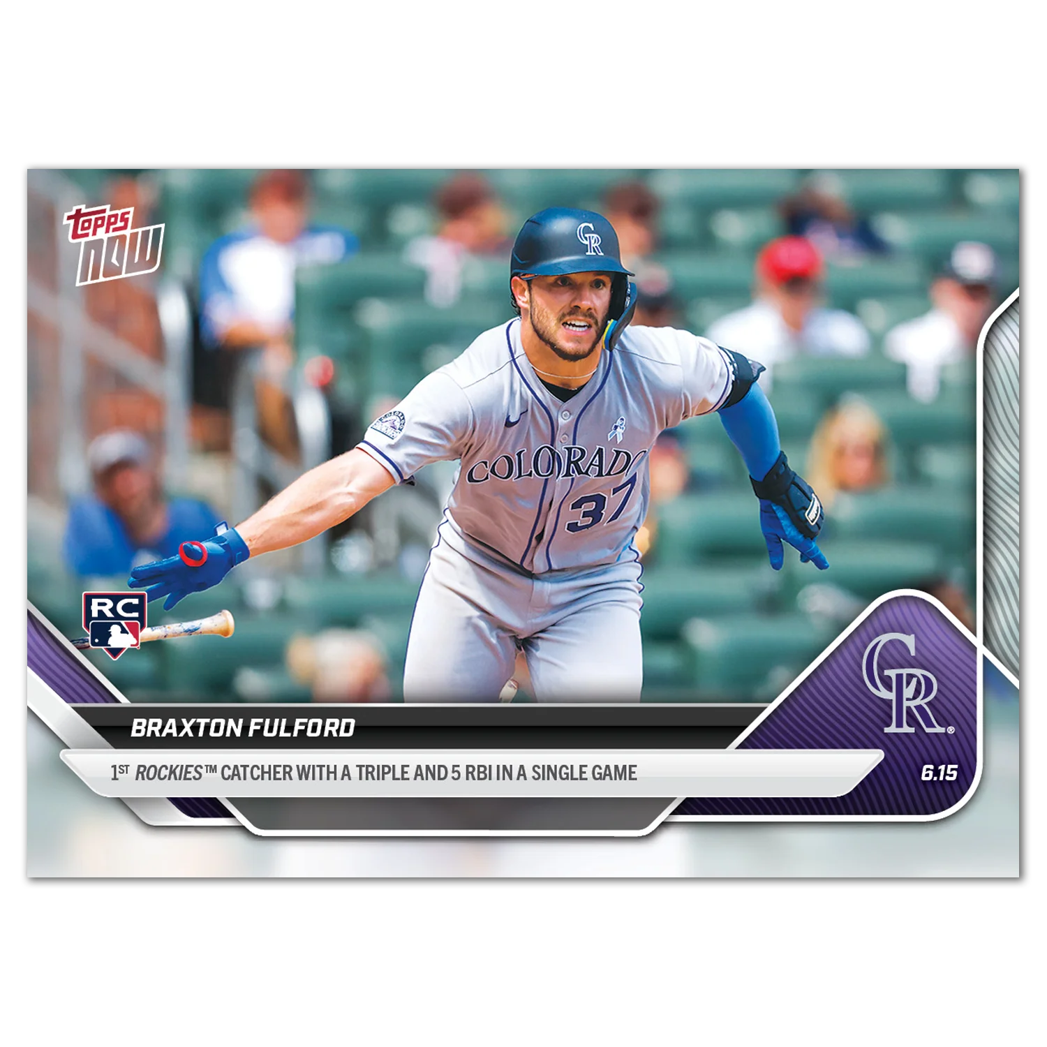 Braxton Fulford - 2025 MLB Topps NOW® - Card 301