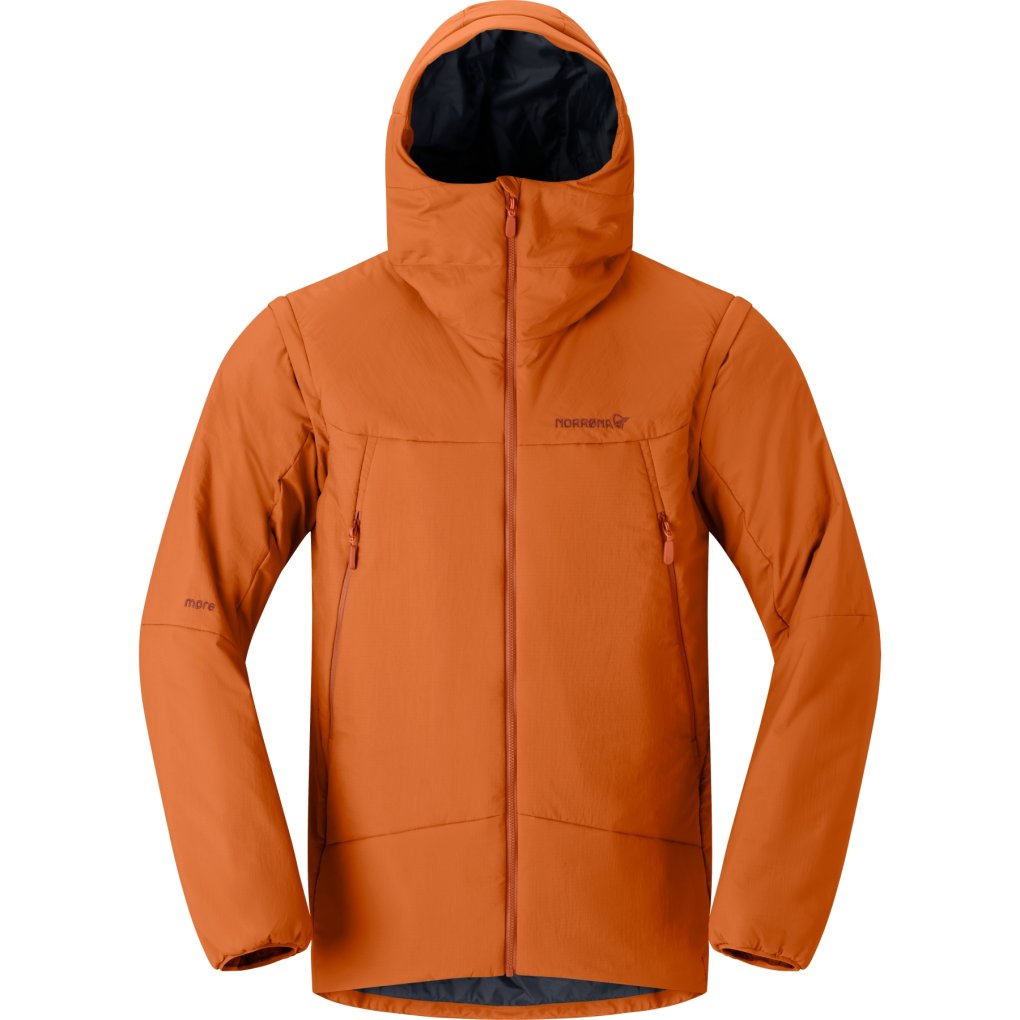 Norrona møre thermo60 aero200 Jacket Men - Gold Flame