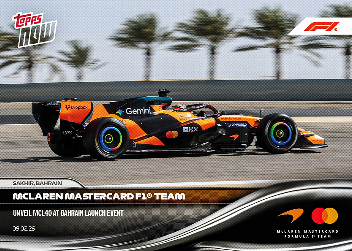 McLaren Mastercard F1® Team - 2026 Formula 1® Topps NOW® - Card 9
