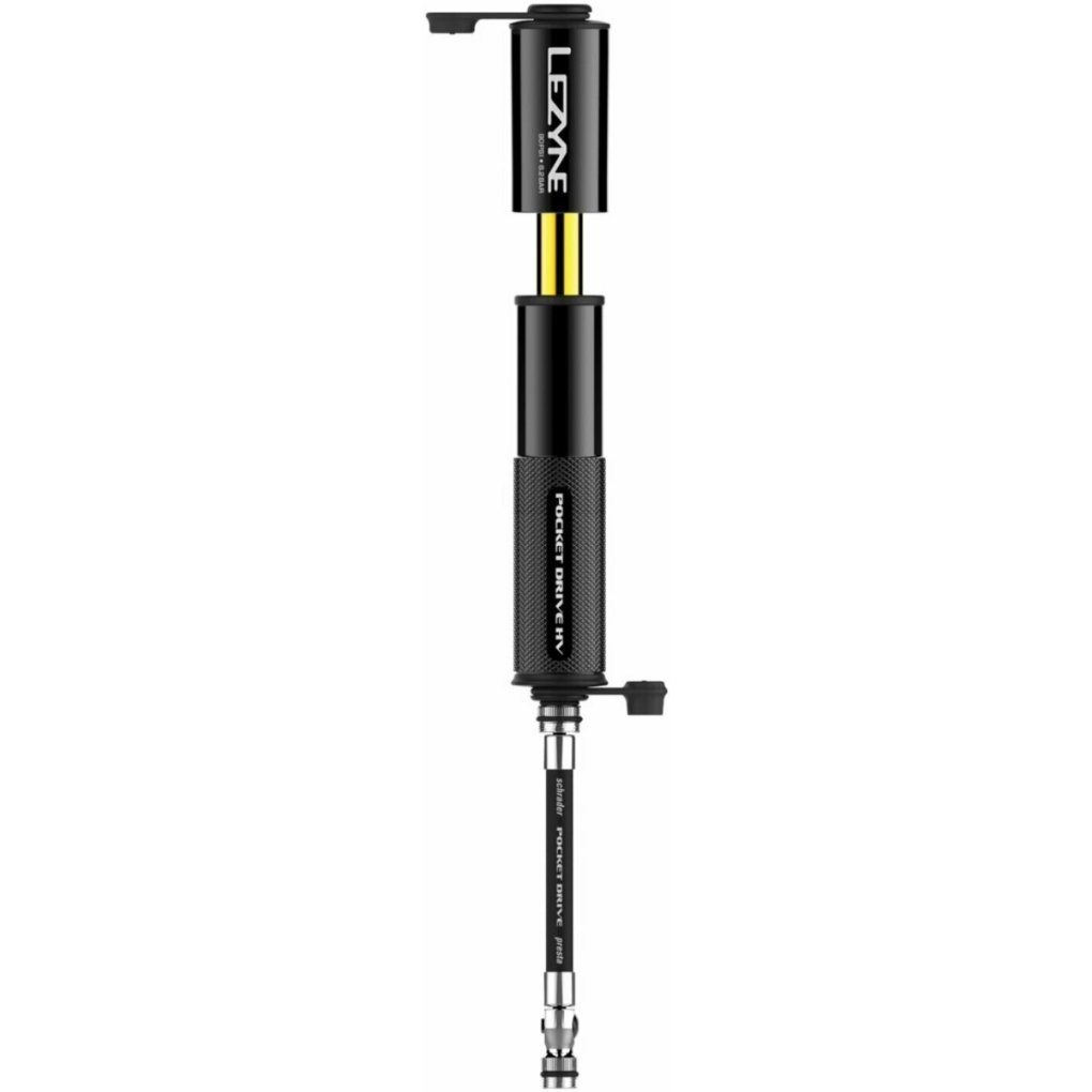 Lezyne CNC Pocket Drive HV - Mini Pump - shiny black