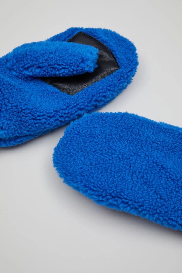 Teddy gloves - BLUETTE