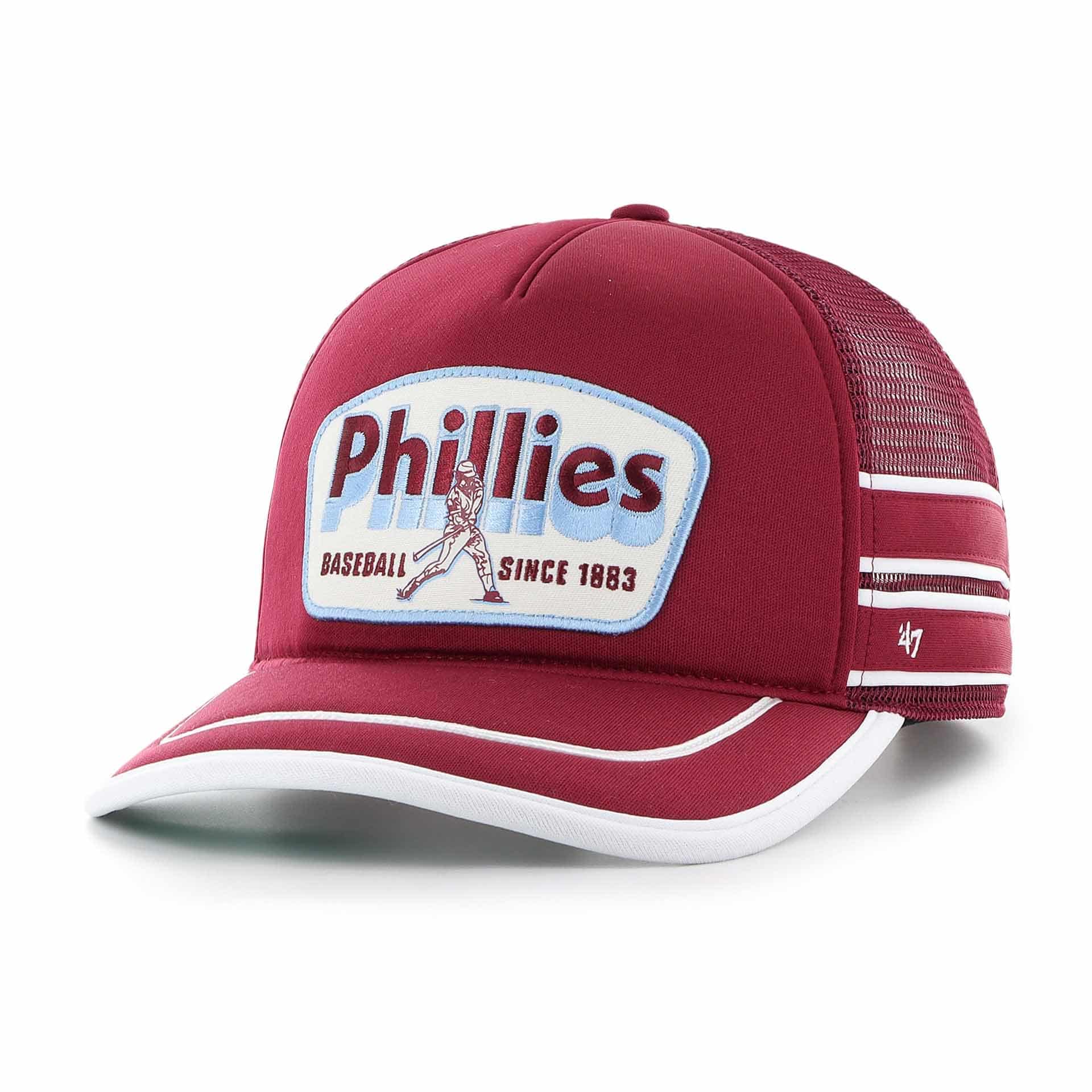 Philadelphia Phillies Golden Age Foam MLB '47 Hitch Trucker Cap Burgundy