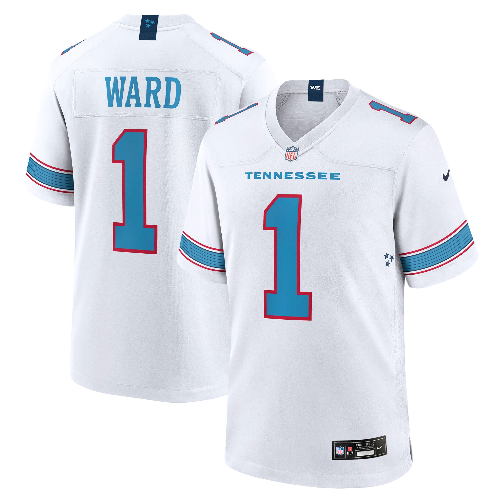 Cam Ward #1 Tennessee Titans 2026 Game NFL Jersey White