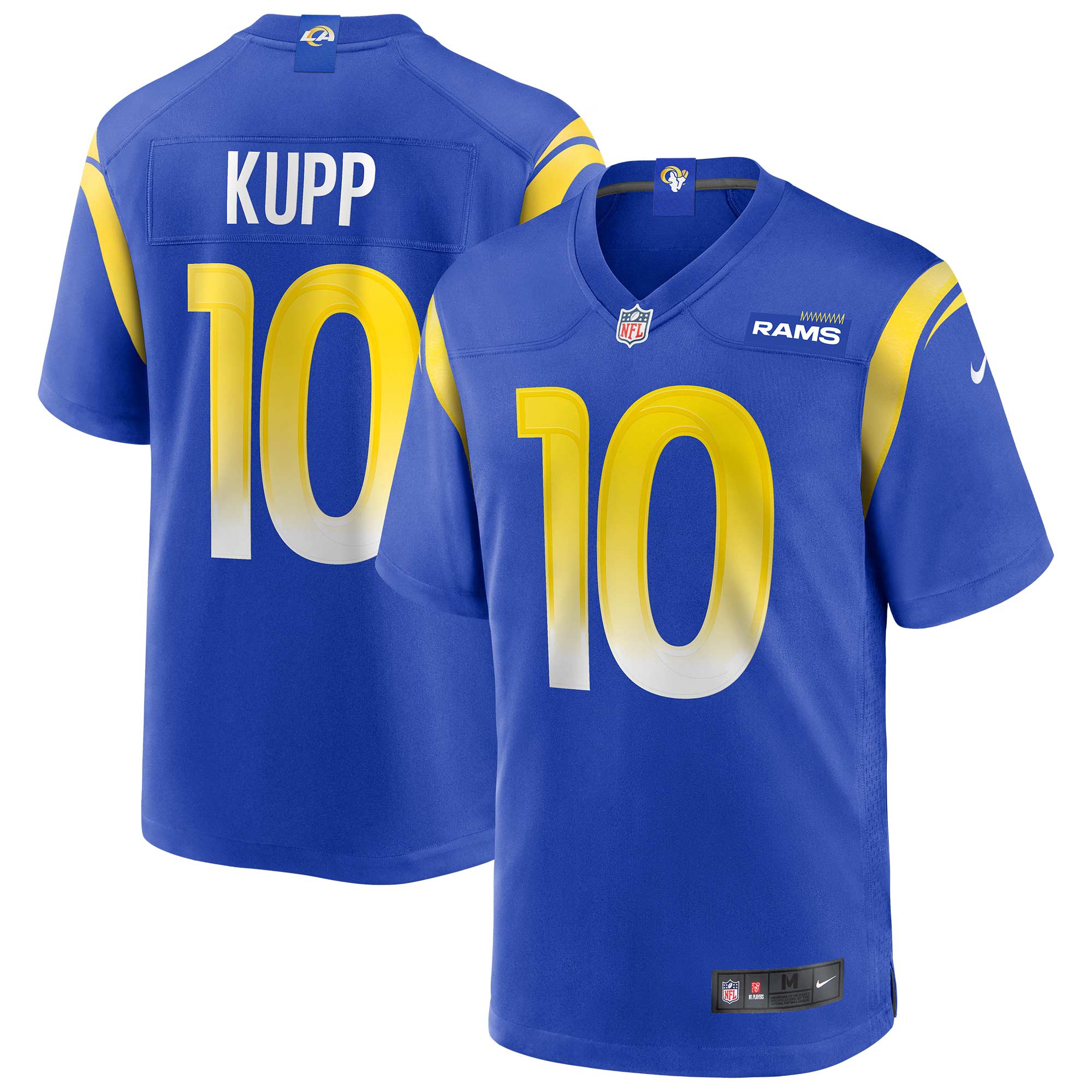 Cooper Kupp #10 Los Angeles Rams Nike Game NFL Football Jersey Blue