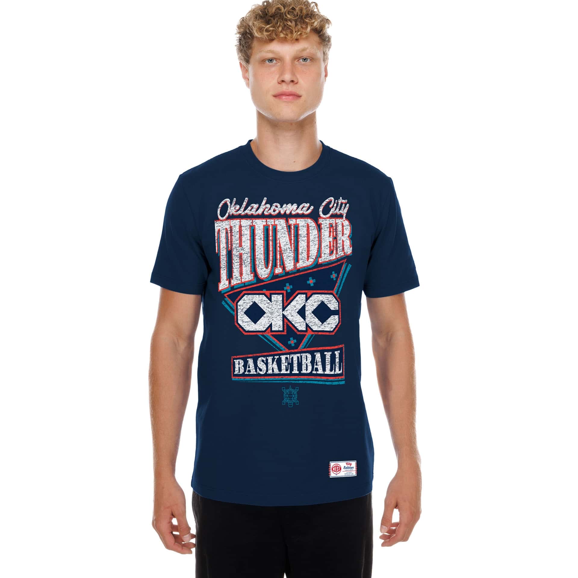Oklahoma City Thunder 2025-26 City Edition NBA T-Shirt Navy
