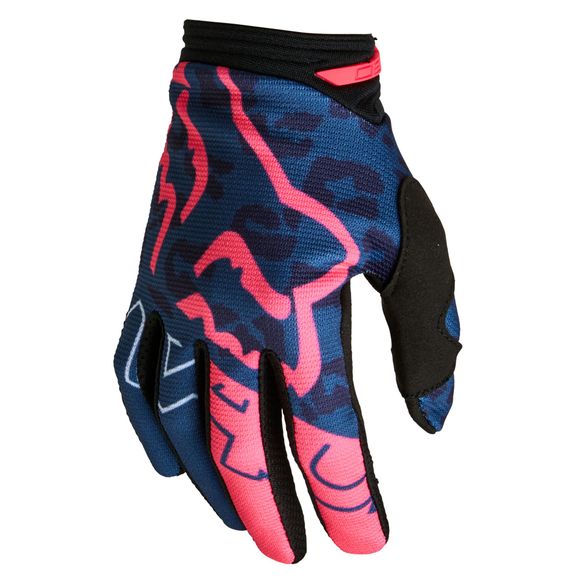 Fox WOMENS 180 SKEW cross gloves - DARK INDIGO 2023 - Gray / PinkRef: FX3480
