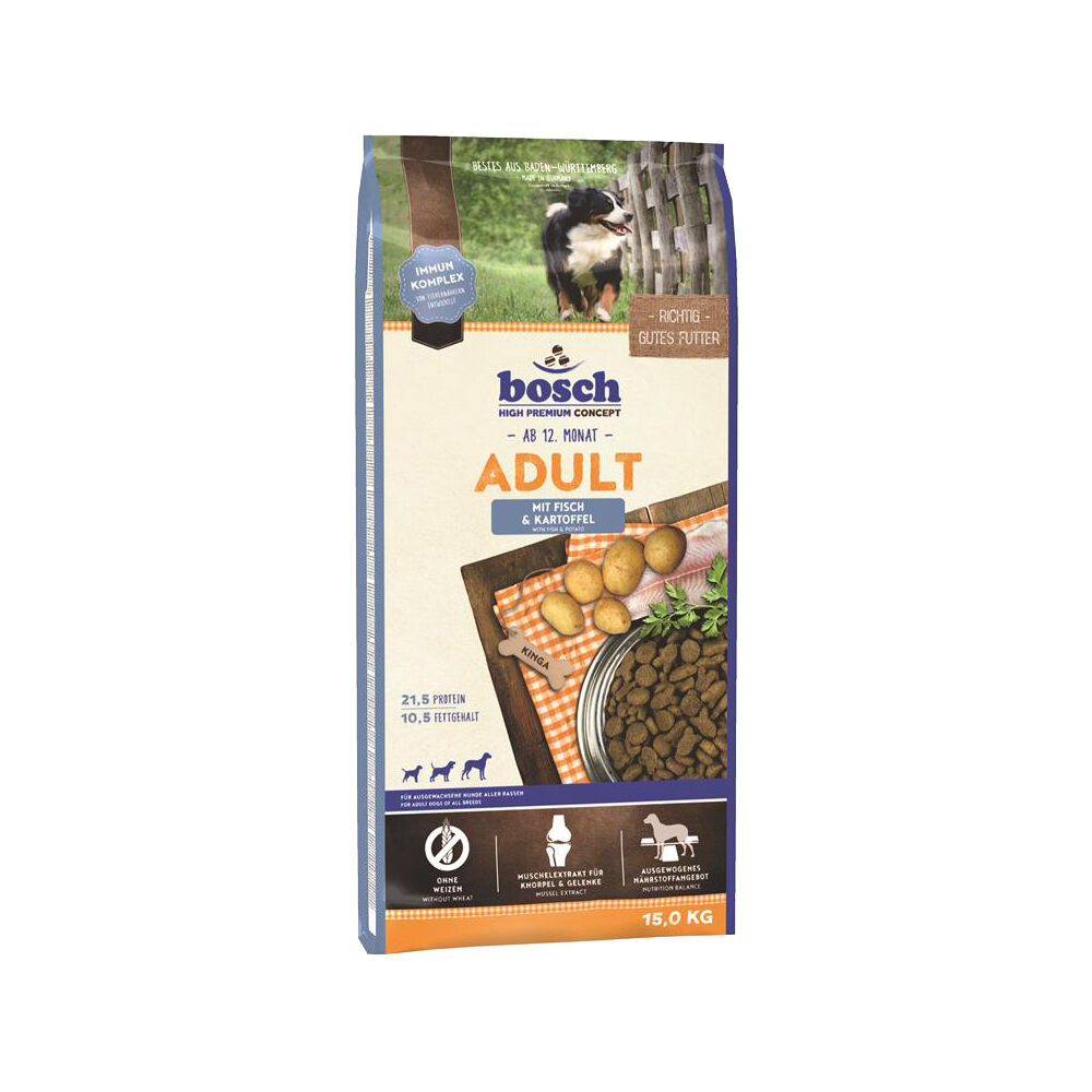 Bosch Adult Dog Food - Fish & Potato - 15kg