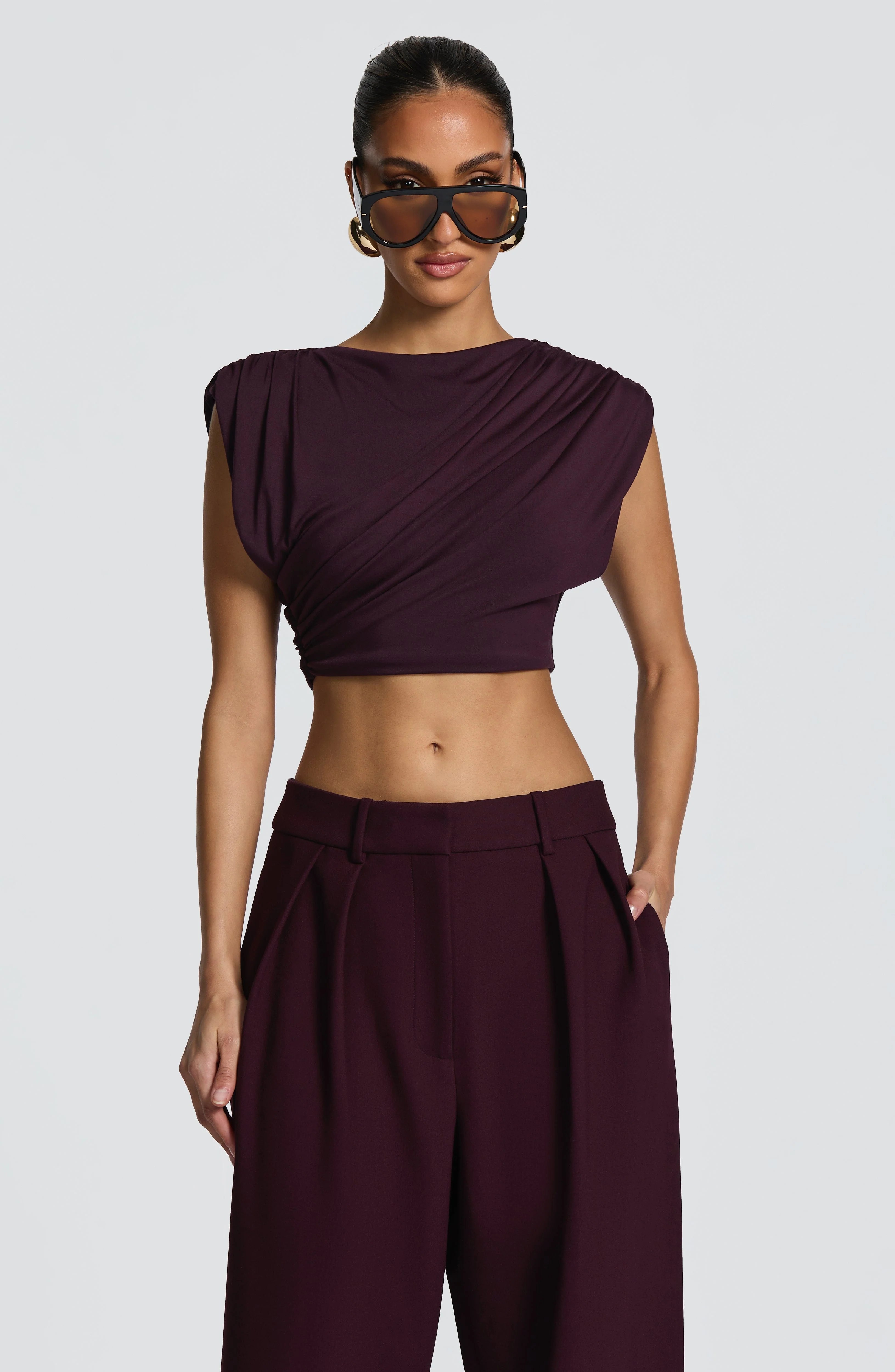 Amara Top - Plum