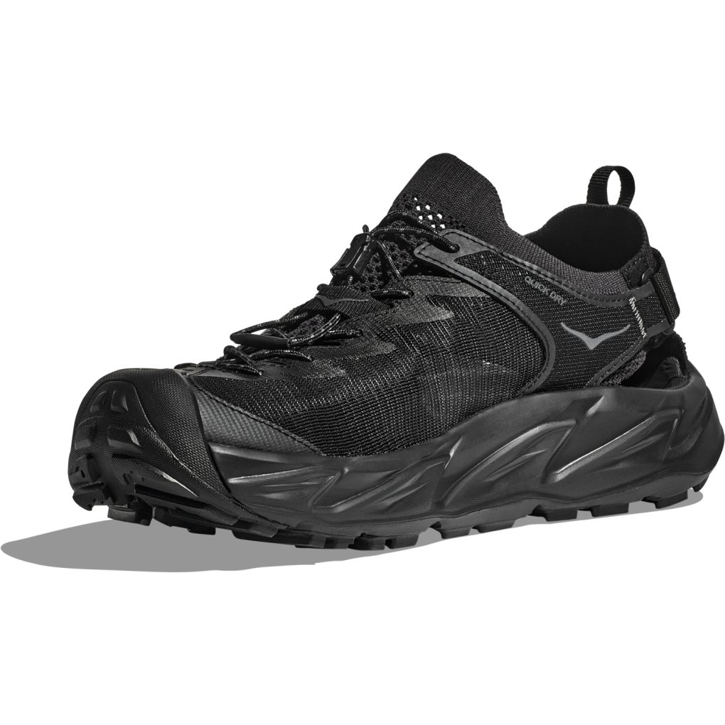 Hoka Hopara 2 Mountain Sandals Men - black / black