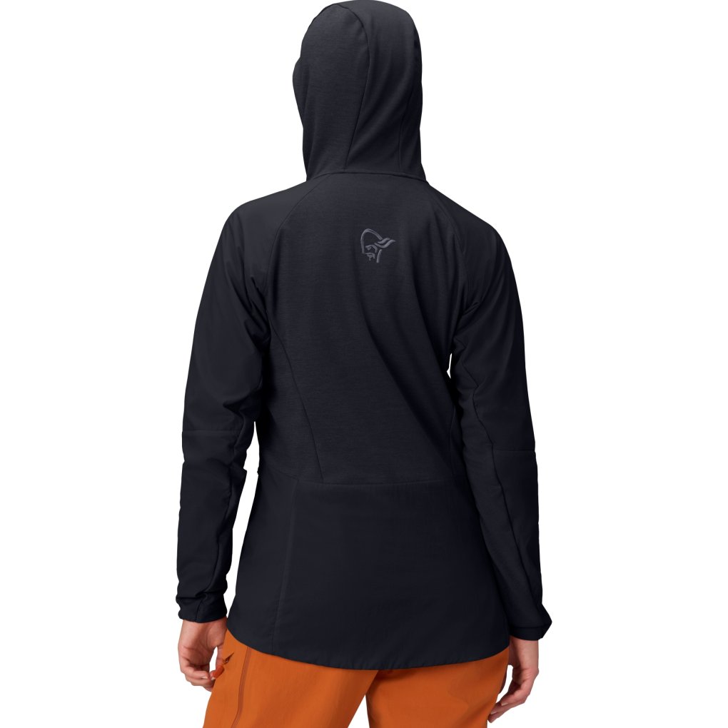 Norrona møre Octa Zip Hood Anorak Women - Caviar
