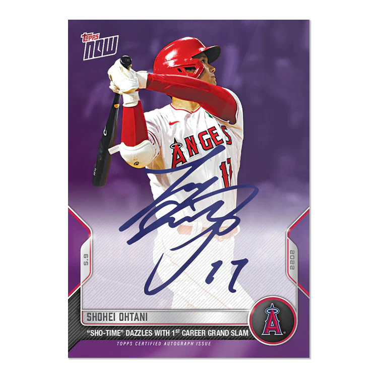 On-Card Auto # to 25 - Shohei Ohtani - 2022 MLB TOPPS NOW® Card 155C