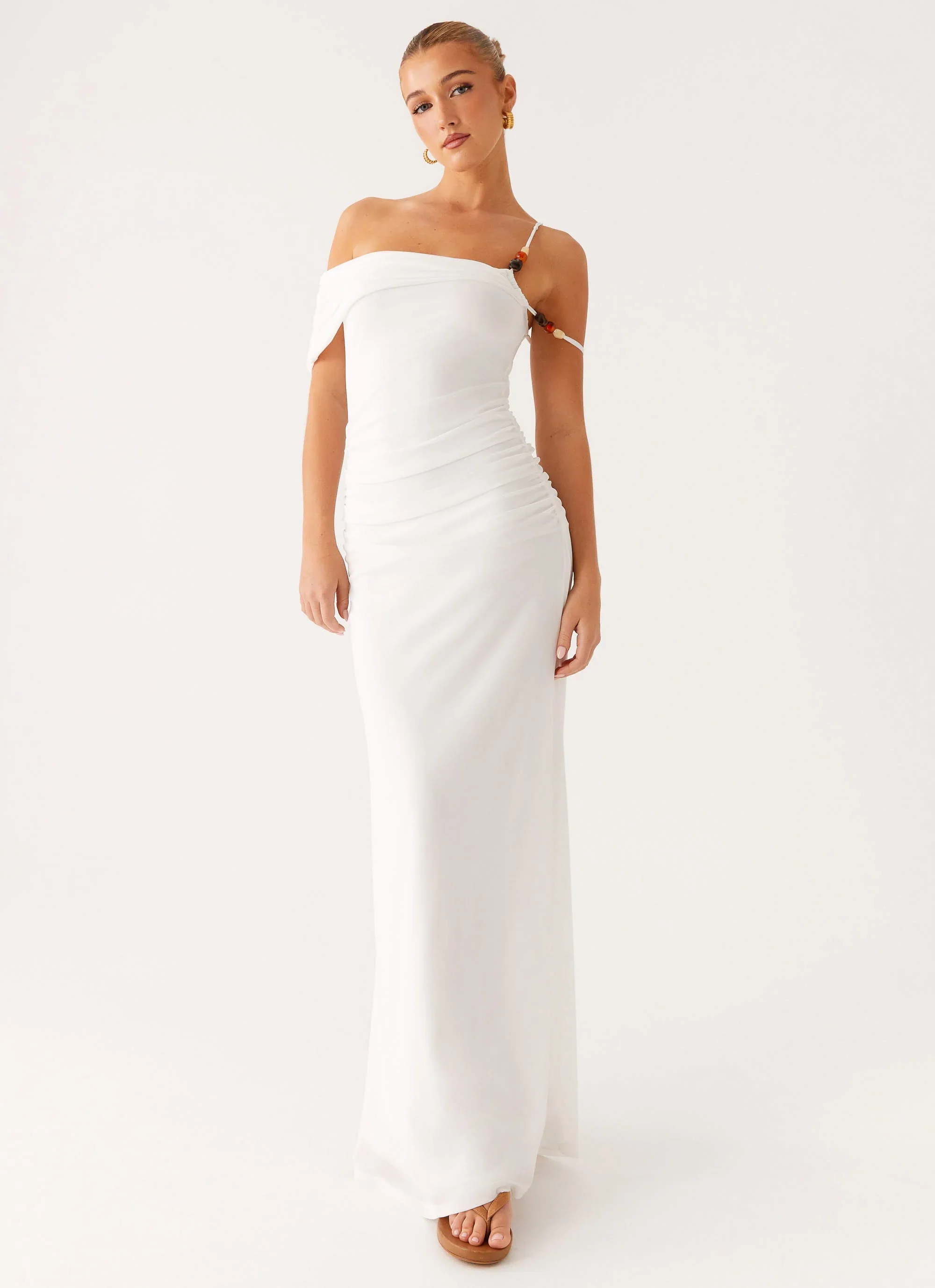 Conquer Maxi Dress - Off White