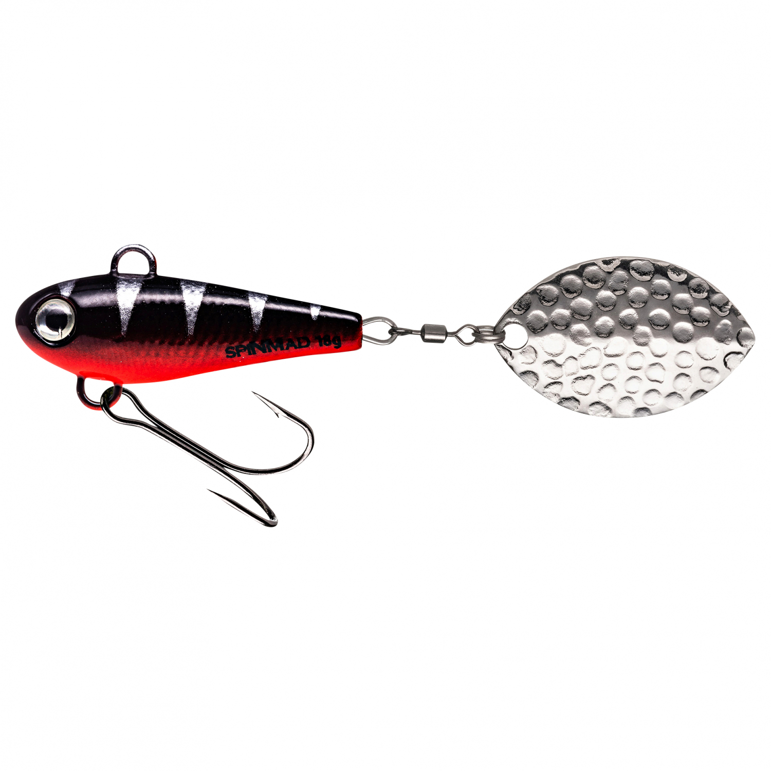 SpinMad Lead Head Spinners Originals (Black Perch, 18 g)