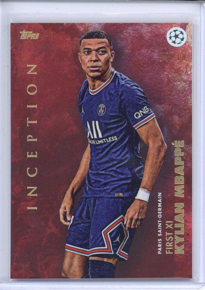 2022-23 Topps Inception Kylian Mbappe First XI /10