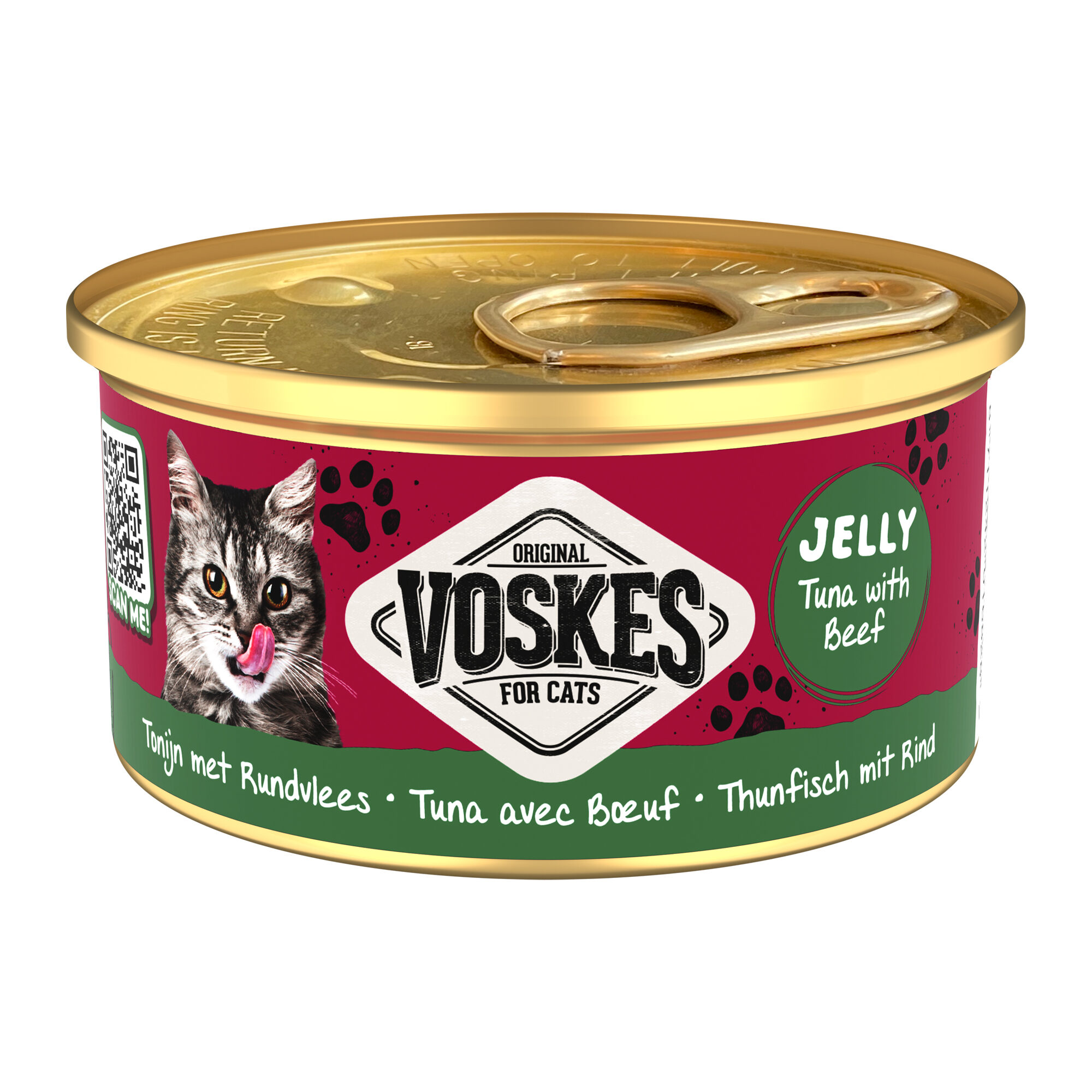 Voskes Jelly Cat Food -  Tuna and Salmon - 24 x 85 g