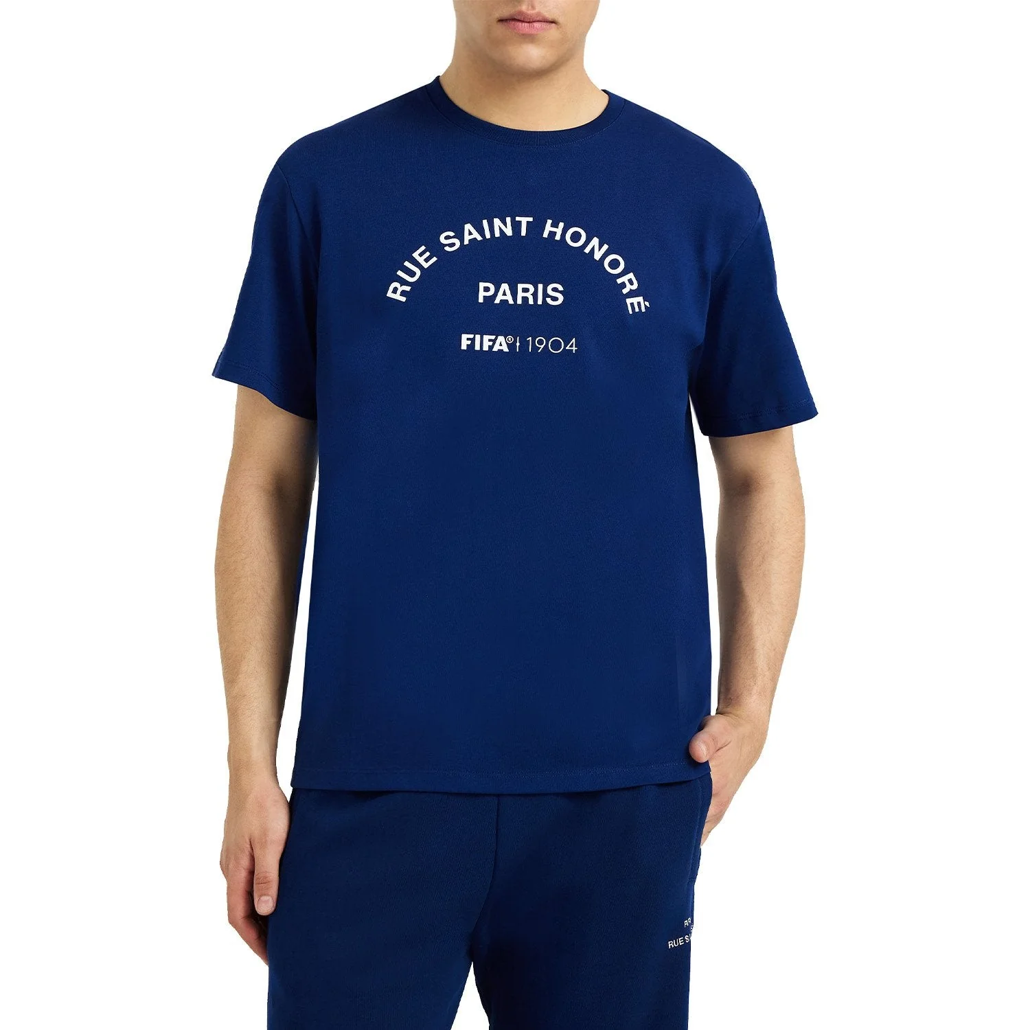 World football competition 1904 Arch Graphic Blue T-Shirt - Unisex