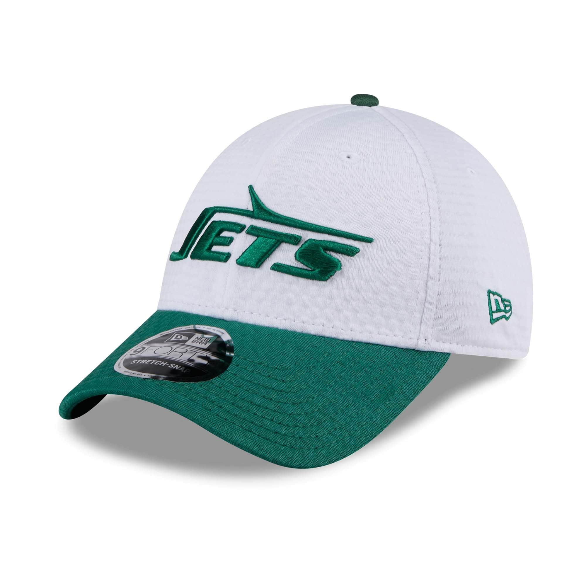 New York Jets 2024 NFL Training Camp New Era Stretch-Snap 9FORTY Cap White