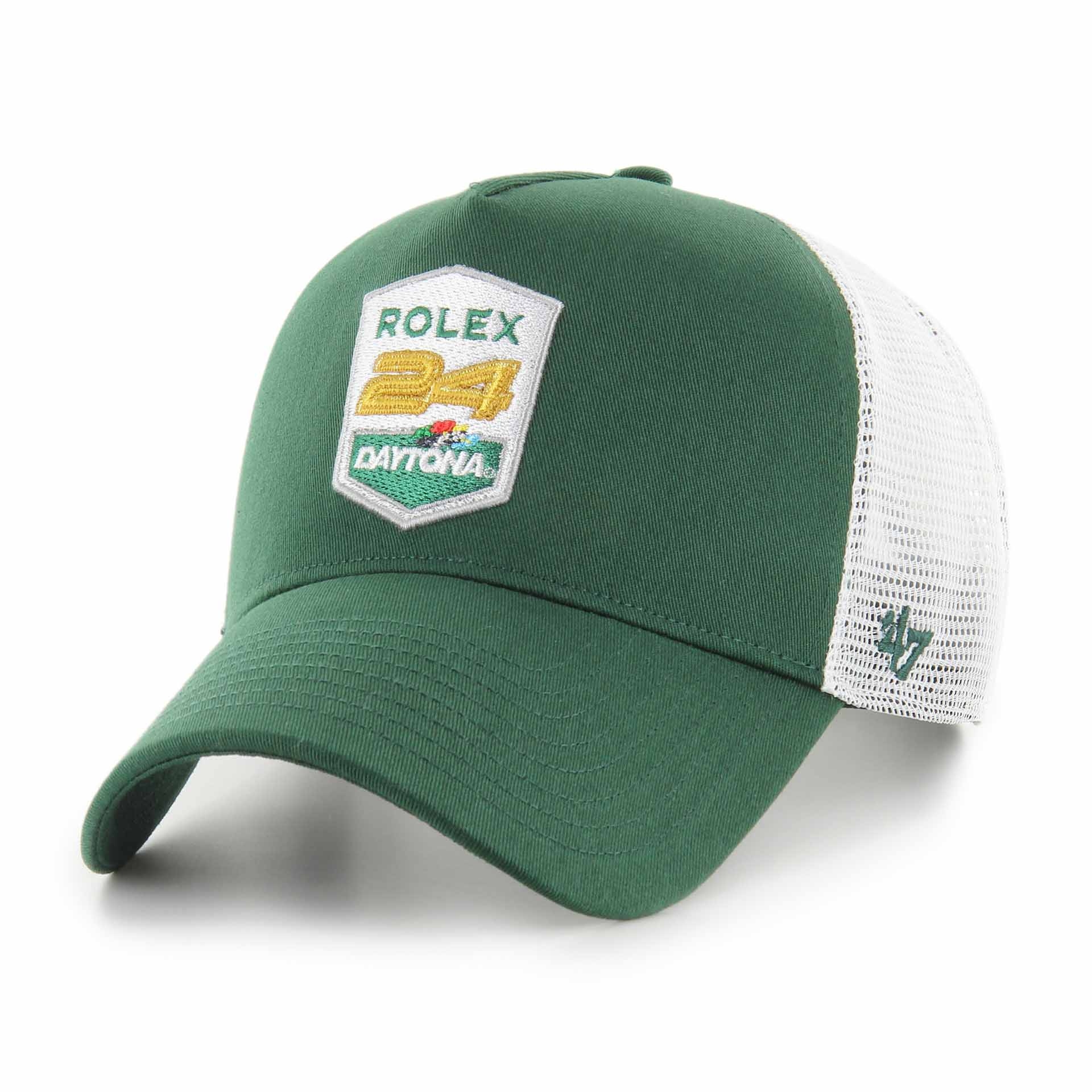 Daytona Rolex 24 '47 Offside Trucker Adjustable Racing Cap Green