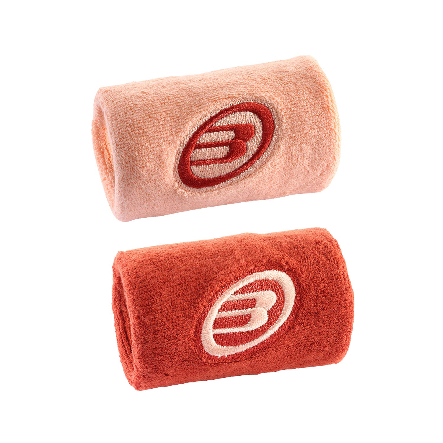 PAIR OF BULLPADEL WRISTBANDS PASTEL ORANGE/GRAPEFRUIT WOMEN BPMU263