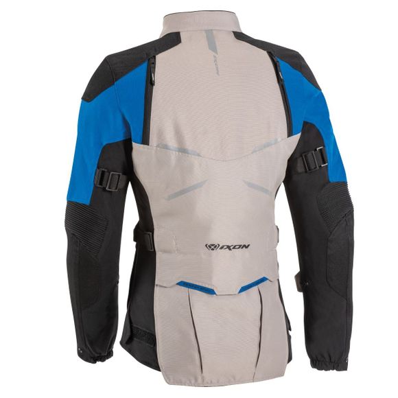 Ixon Eddas Lady Motorcycle Jacket - Woman - Beige / BlueRef: IX1440
