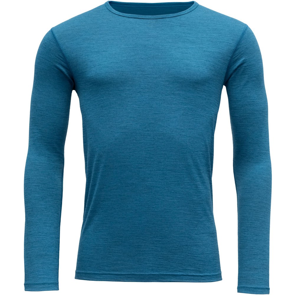 Devold Breeze Merino 150 Longsleeve Shirt Men - 258A Blue Melange