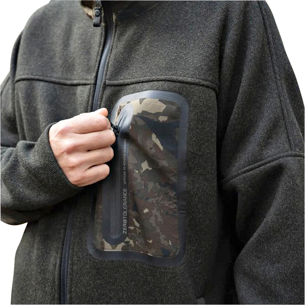 Nash Zero Tolerance Nordic Fleece Zipped Jumper Unisex (Olive\/Camouflage)